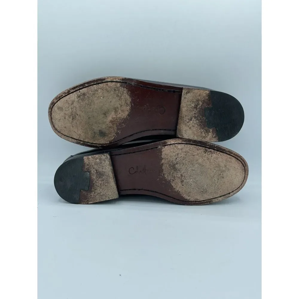 Cole Haan Men's Loafer Size 9 D Kiltie Tassel SlipOn Dress‎ Shoe Cordovan